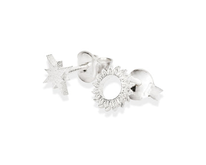 New Vintage by Kriss Celestial Sun Stud Earrings, photo 4