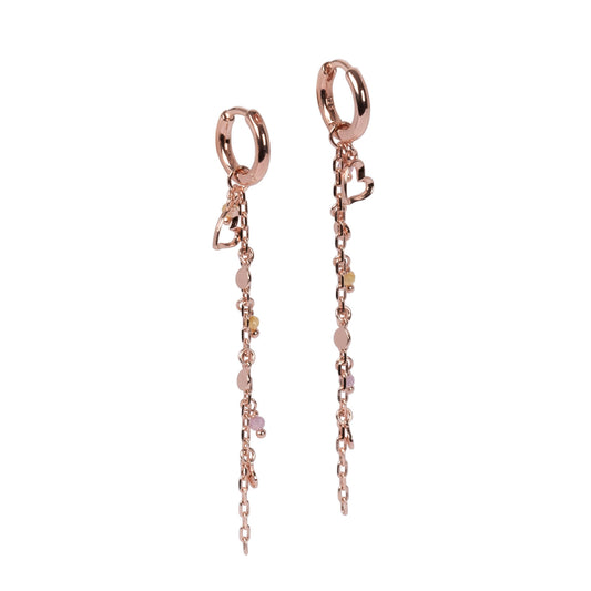 MyaMoon Helena♡ Earrings - Rose Gold and Silver
