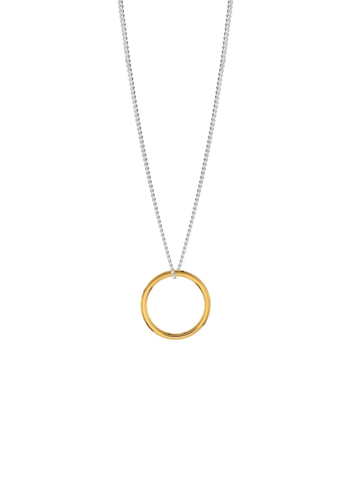 NO MORE Circle Necklace - Gold, photo 2