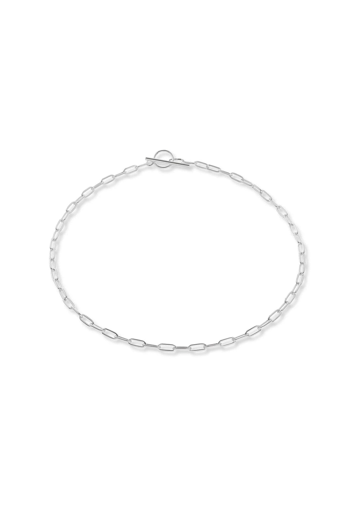 NO MORE Paper Clip Choker - Silver, photo 2